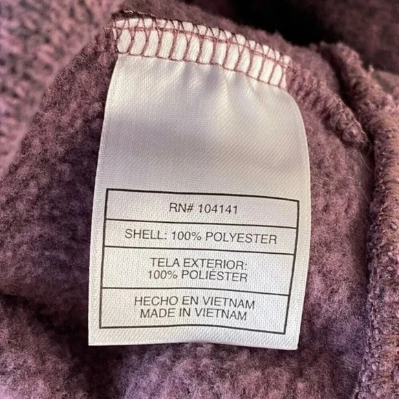 Nike ACG, Sherpa Hooded V-neck Sweatshirt, Purple - Picture 7 of 7